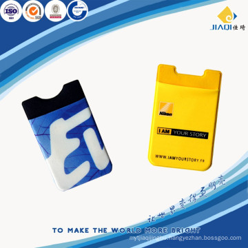 Hot sales silicone mobile phone card holder